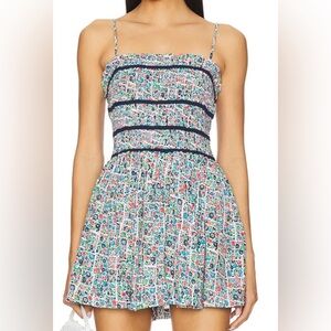 Free People Bali Checked Out Romper